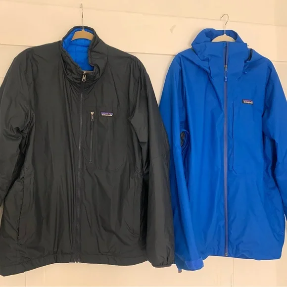 Patagonia mens 3 in one jacket- large